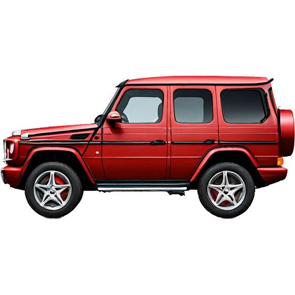 Mercedes-Gclass red  emoji