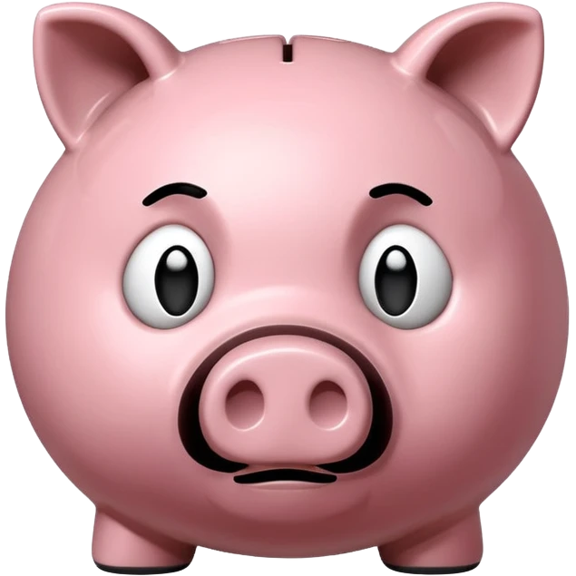 emoji of sad piggy bank] emoji