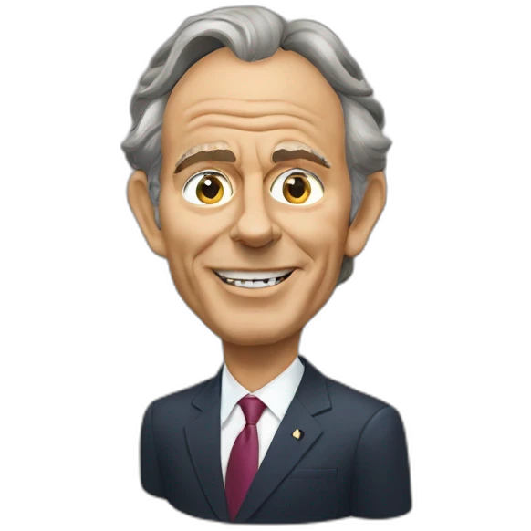 Tony Blair head and shoulders emoji emoji