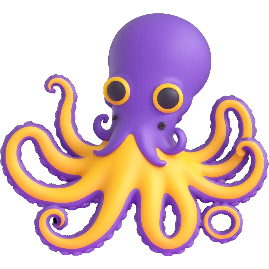 purple octopus emoji