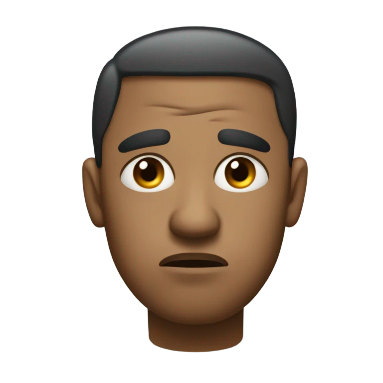Disappointed emoji