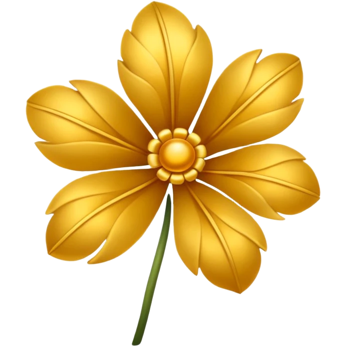 Golden flower  emoji