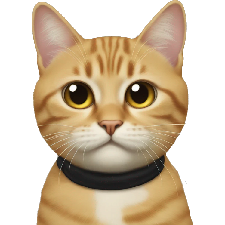 handlebar mustache on a cat emoji