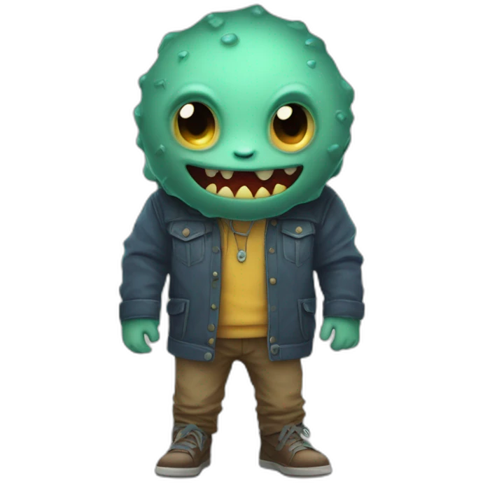 Monstre ma gant un enfant emoji