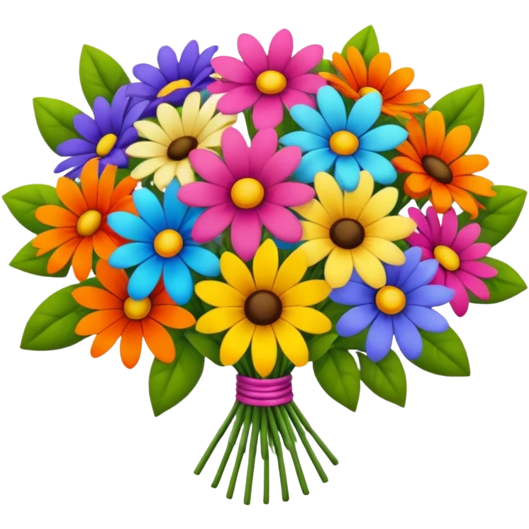 bouquet of flowers  emoji