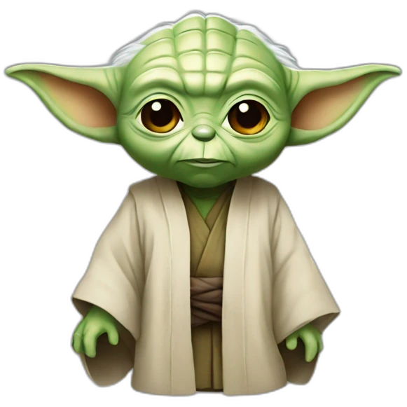 Yoda cute emoji