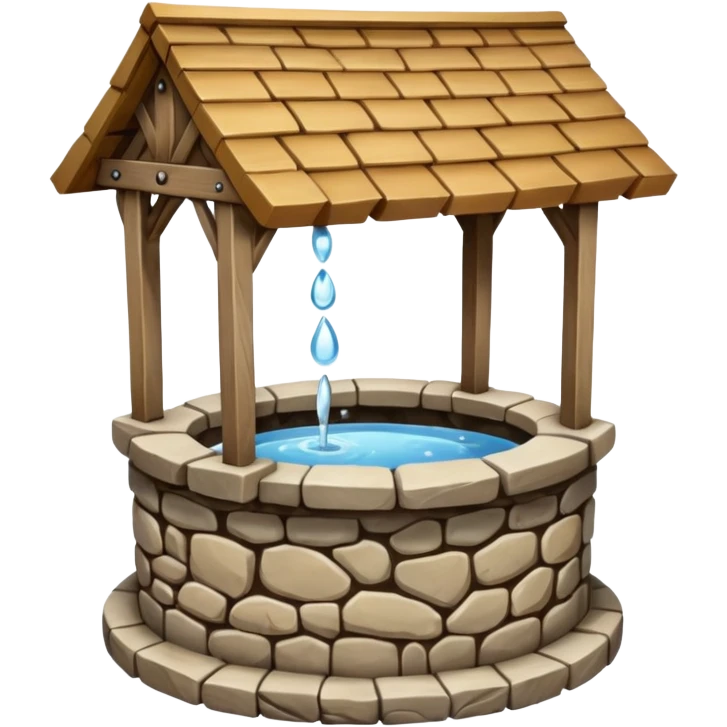 Wishing well emoji