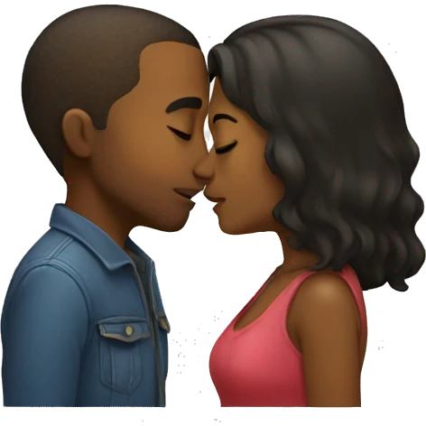 Kissing emoji