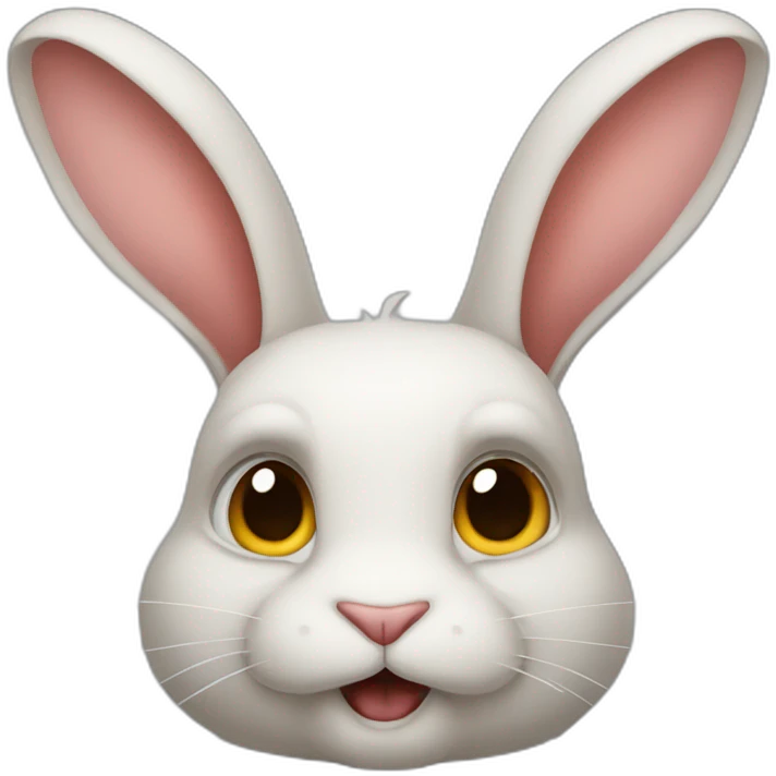 Rabbit giga chad emoji