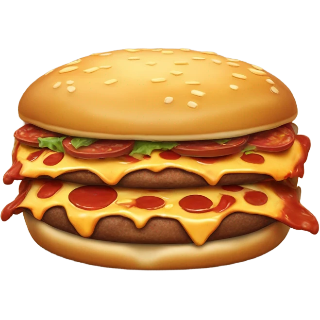 Pizza burger emoji