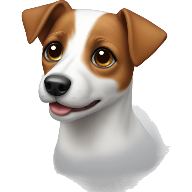 Jack Russell dog tricolor emoji