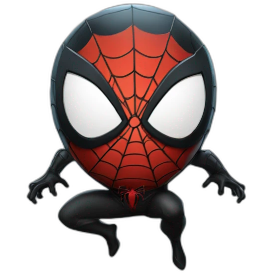 black suit spider-man emoji