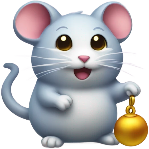 a toy for a cat emoji