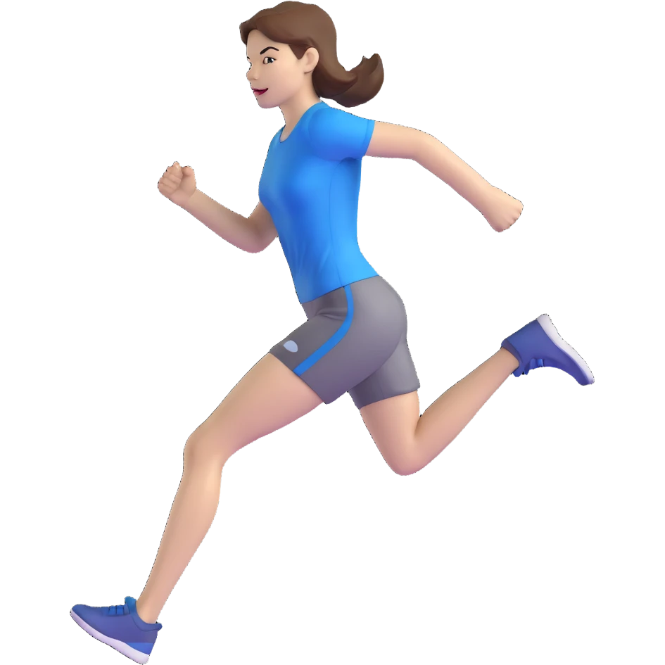 Michelle Monaghan running, female actress with brown hair emoji