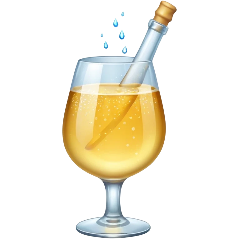 Cheers bottle emoji