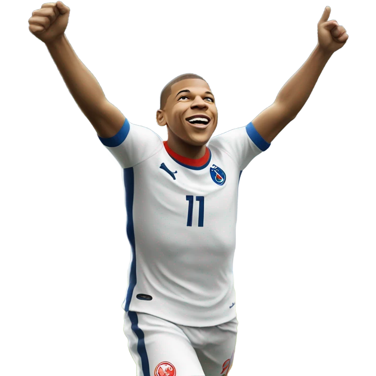 Mbappe scoring emoji