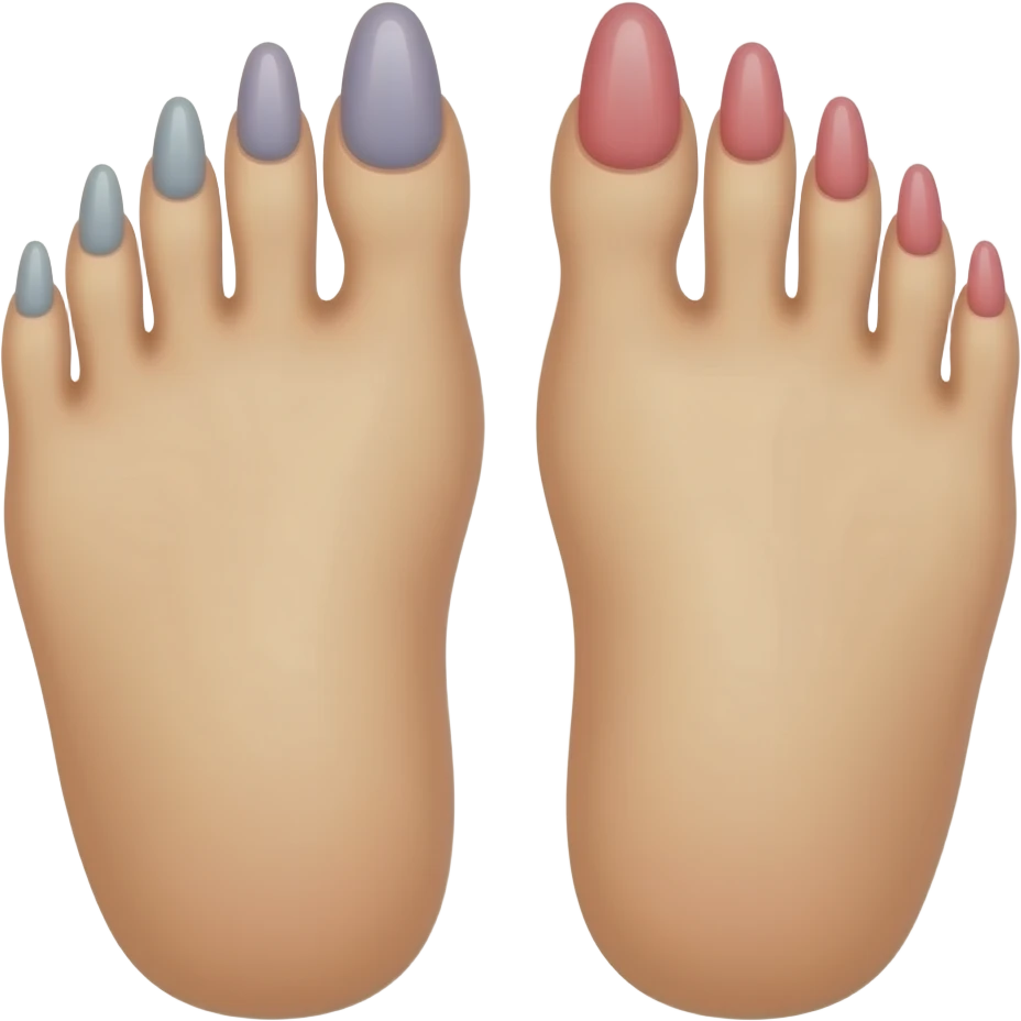 Feet long toenails emoji