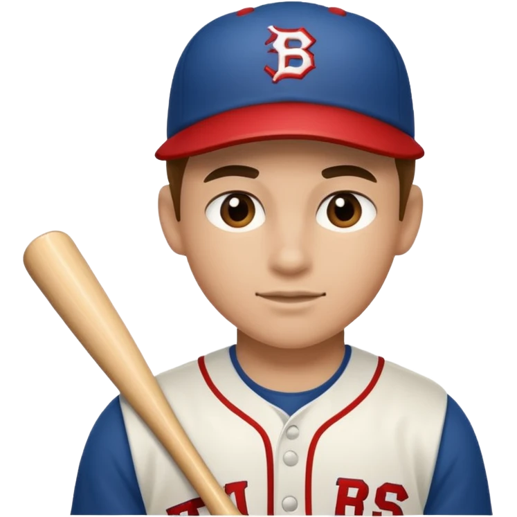 Baseball Player Center Fill emoji