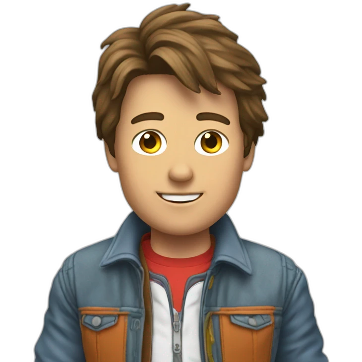 Marty mcfly emoji
