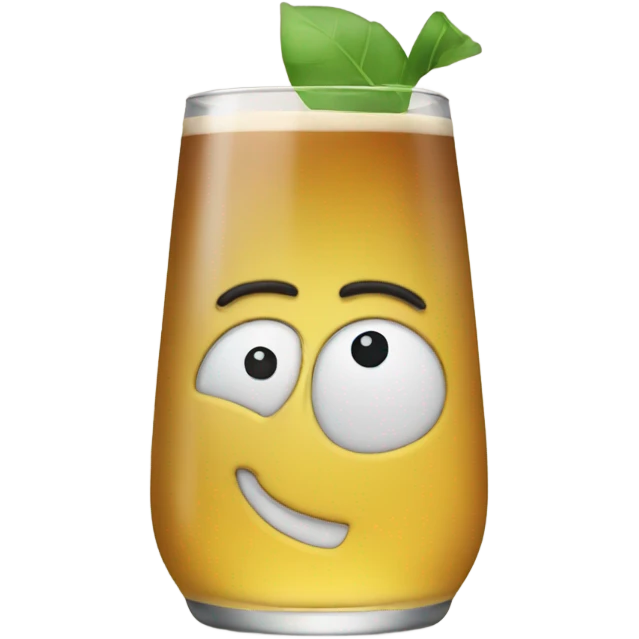 Happy drinking  emoji
