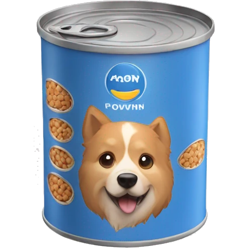 dog food can emoji