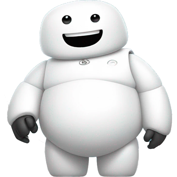 happy baymax emoji