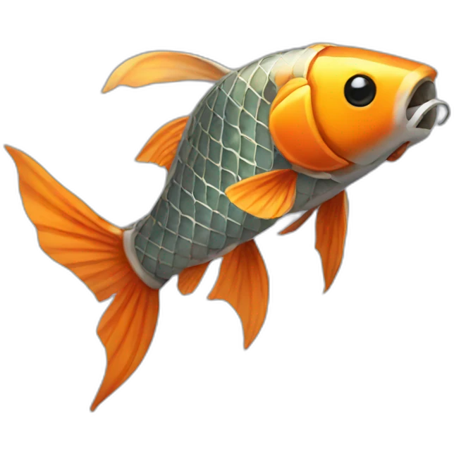 Koi fish mech emoji