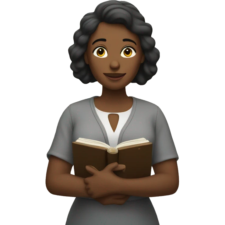 Woman with a Bible emoji