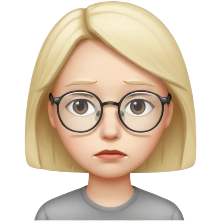 😔+🤓 emoji
