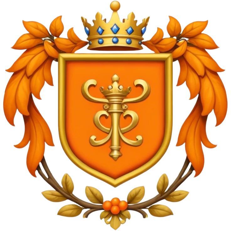 orange coat of arms emoji