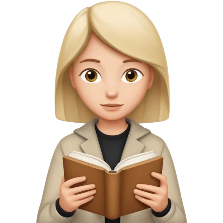 Open a new book, without a smile emoji