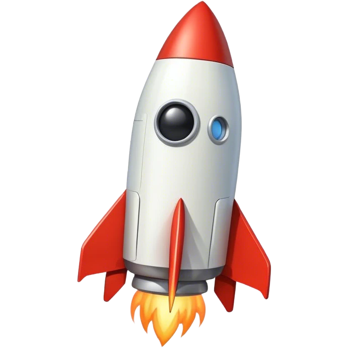 Rocket with middle finger emoji