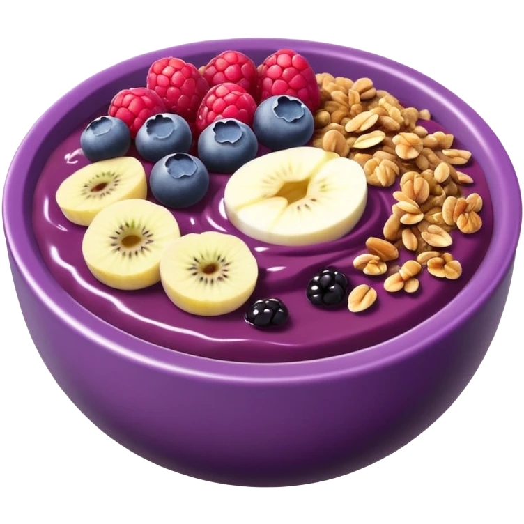 Acai bowl emoji