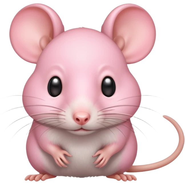 pink pet rat emoji