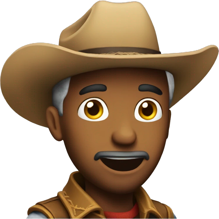 funny cowboy emoji