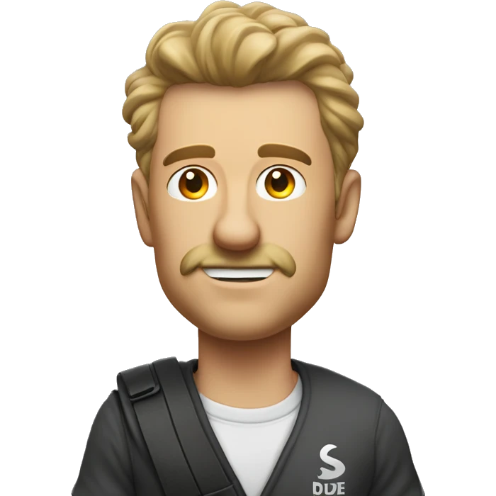 man wearing skibidi toilet rizz fanum tax tshirt sigma alpha dude on the side  emoji
