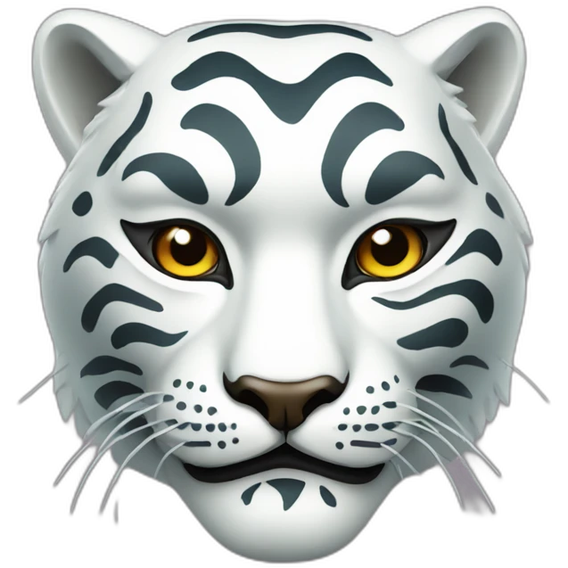 diamond tiger Japanese mask emoji