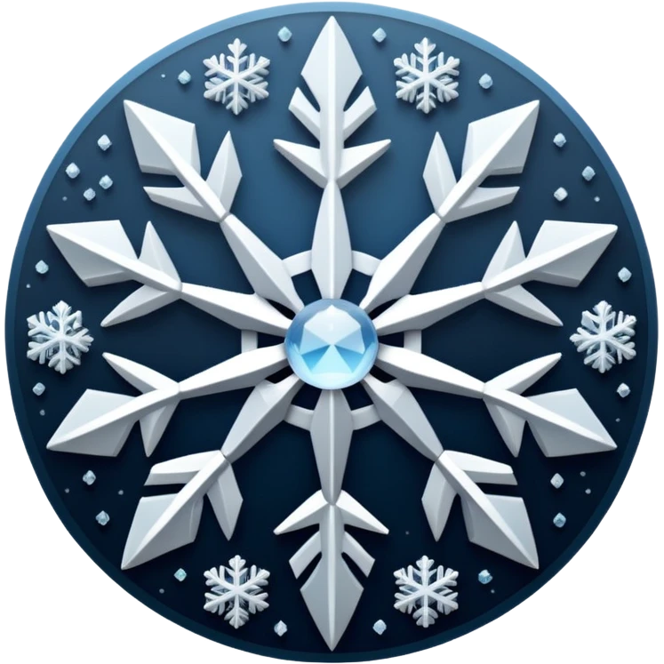 StarTrek logo with a snowflake behind it emoji