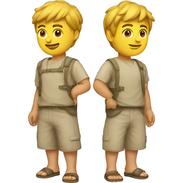 2 sandallias derechas emoji