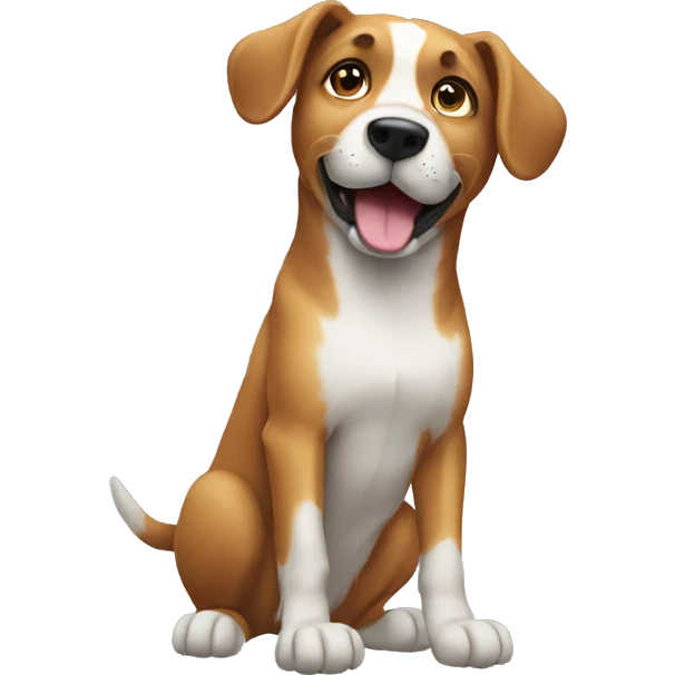 dog-waving-one-hand emoji