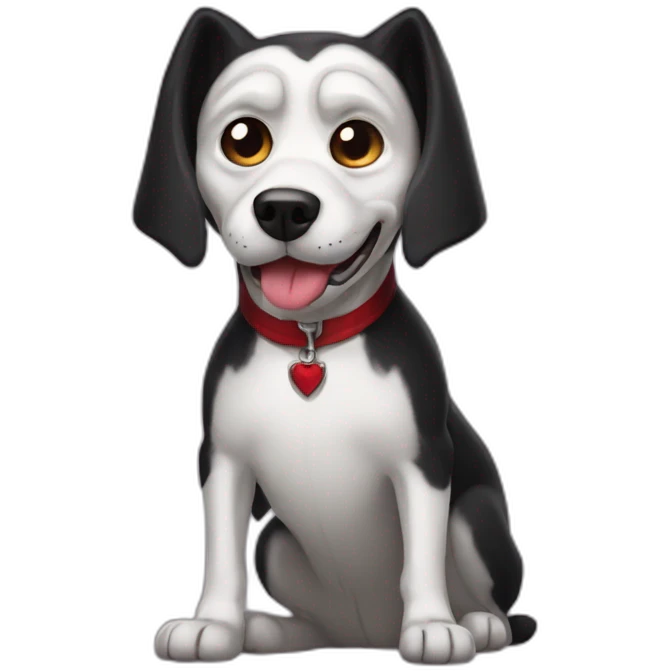 dracula dog emoji