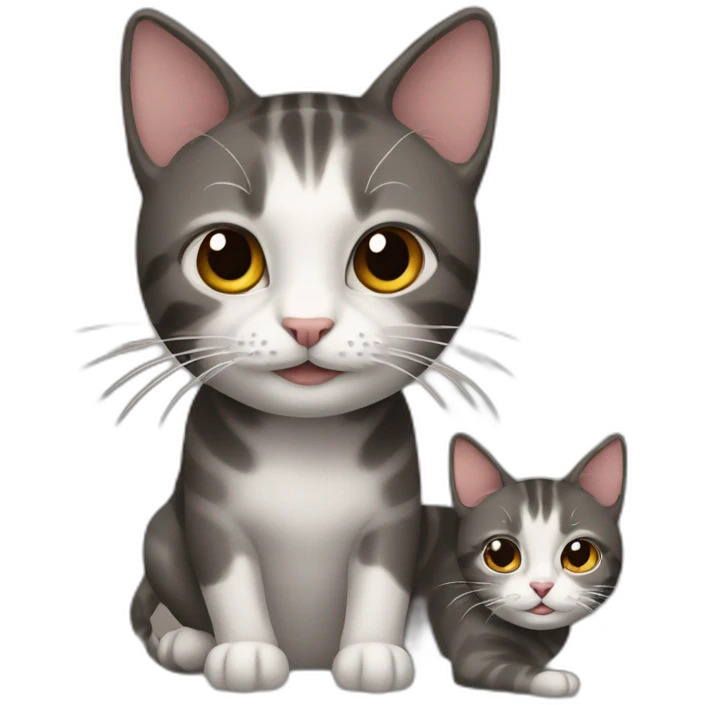 Cat with abongo emoji