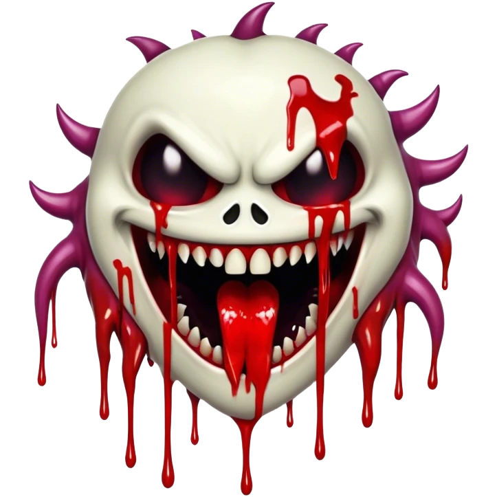 Old version error Scary exe sewerslvt monster scp with long teeth blood (no eyes)!!!  glitch mouth  emoji