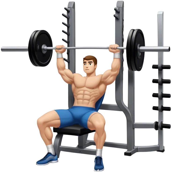 close-grip flat-benchpress emoji