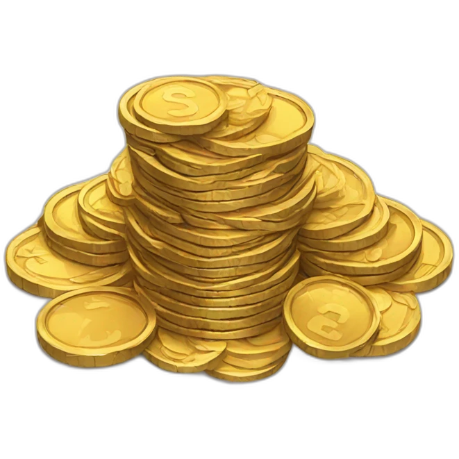 pile of coin emoji