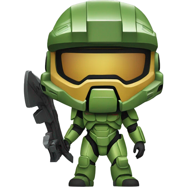 master chief with a bow emoji