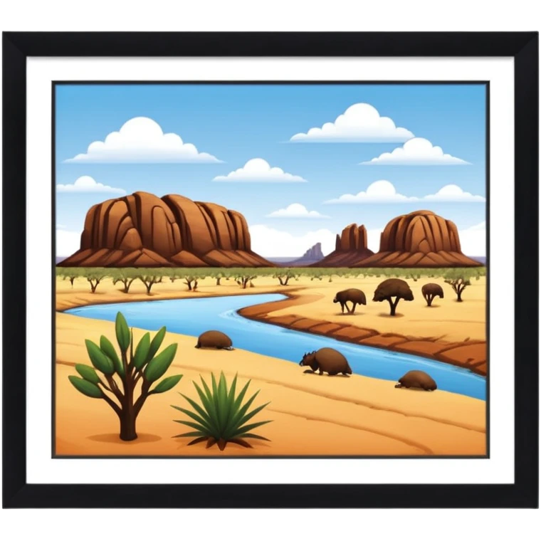 Outback australia emoji