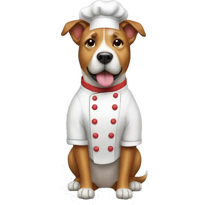 dog chef emoji