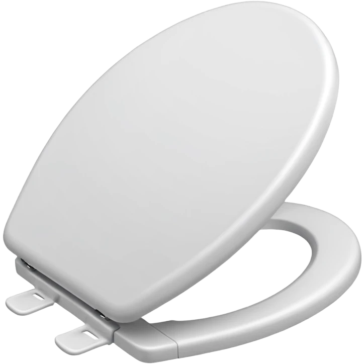 Toilet seat cover emoji