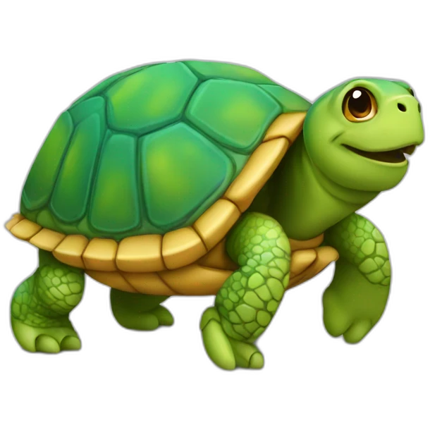 Tortue multicolore emoji